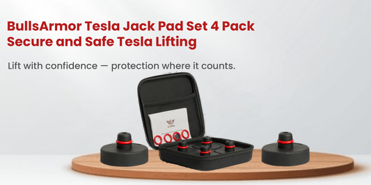 BullsArmor Tesla Jack Pad Set 4 Pack | Secure and Safe Tesla Lifting