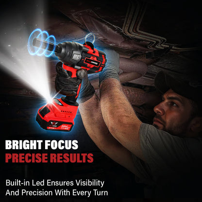 Cordless Impact Wrench 1000 Nm All-In-One Kit High Torque Power Tool 20V
