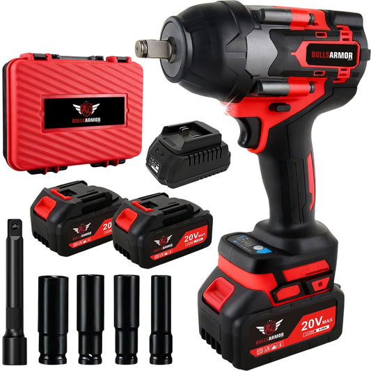 Cordless Impact Wrench 700 Nm All-In-One Kit High Torque Power Tool 20V
