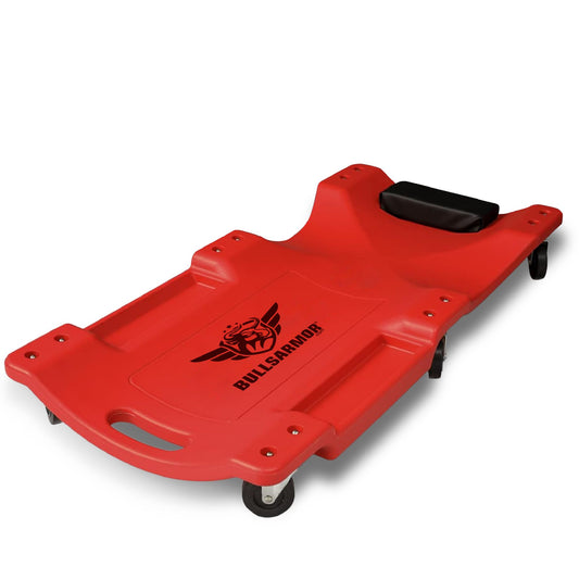 Plastic Mechanic Creeper - Padded Headrest - Dual Tool Trays