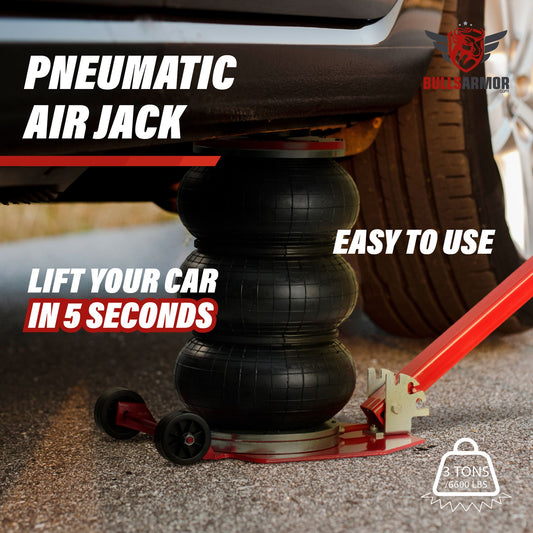 Pneumatic Car Jack - Air Jack 3 Ton - Adjustable Handle