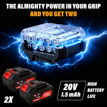 Cordless Air Pump All-In-One Kit 150PSI Tire Inflator 20V