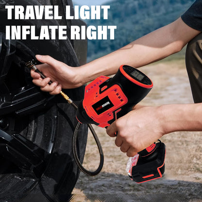 Cordless Air Pump All-In-One Kit 150PSI Tire Inflator 20V