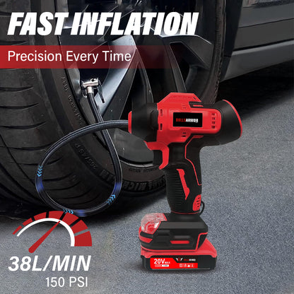 Cordless Air Pump All-In-One Kit 150PSI Tire Inflator 20V