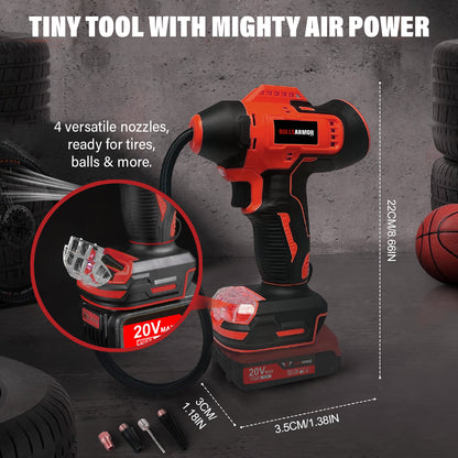 Cordless Air Pump All-In-One Kit 150PSI Tire Inflator 20V