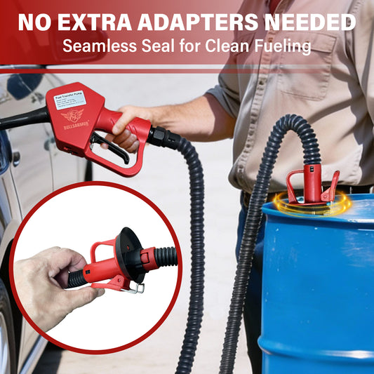 BullsArmor Portable Fuel Transfer Pump - 4.2 GPM