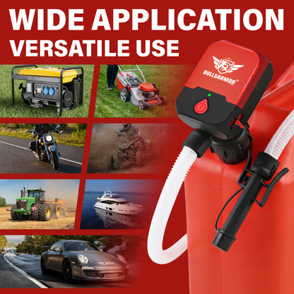 BullsArmor Portable Fuel Transfer Pump - 3.2 GPM