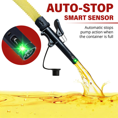 BullsArmor Portable Fuel Transfer Pump - 3.2 GPM