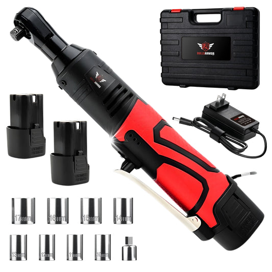 Cordless Ratchet Wrench 45 Nm All-In-One Kit High Torque Power Tool 12V