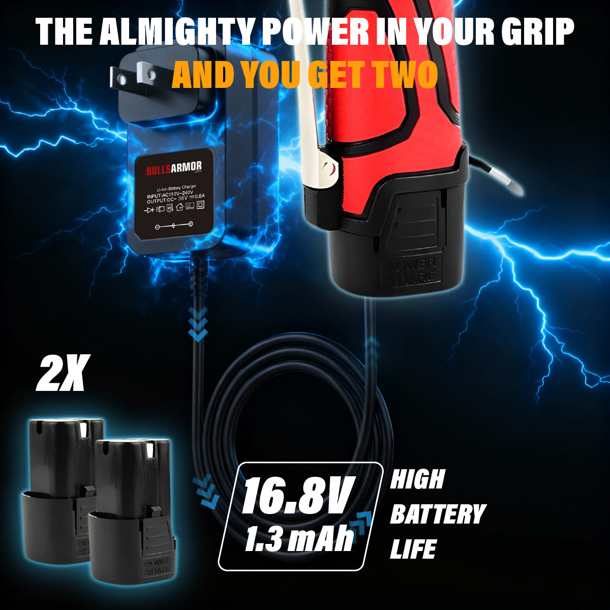 Cordless Ratchet Wrench 45 Nm All-In-One Kit High Torque Power Tool 12V