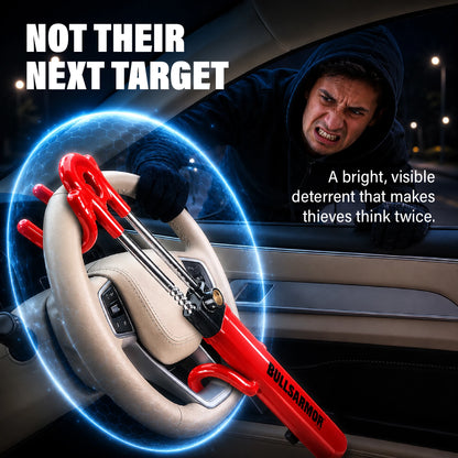 Heavy Duty Steering Wheel Lock  Universal Anti Theft Security Lock