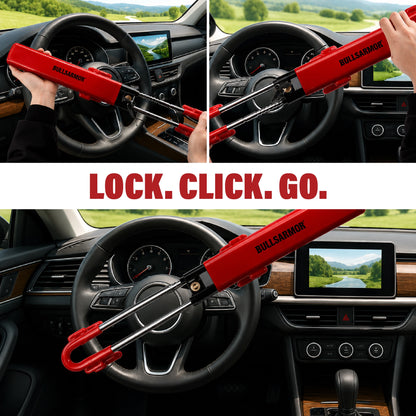 Heavy Duty Steering Wheel Lock  Universal Anti Theft Security Lock