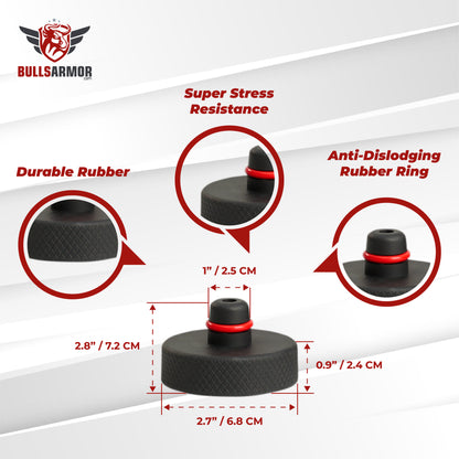 BullsArmor Tesla Jack Pad Set – 4-Pack